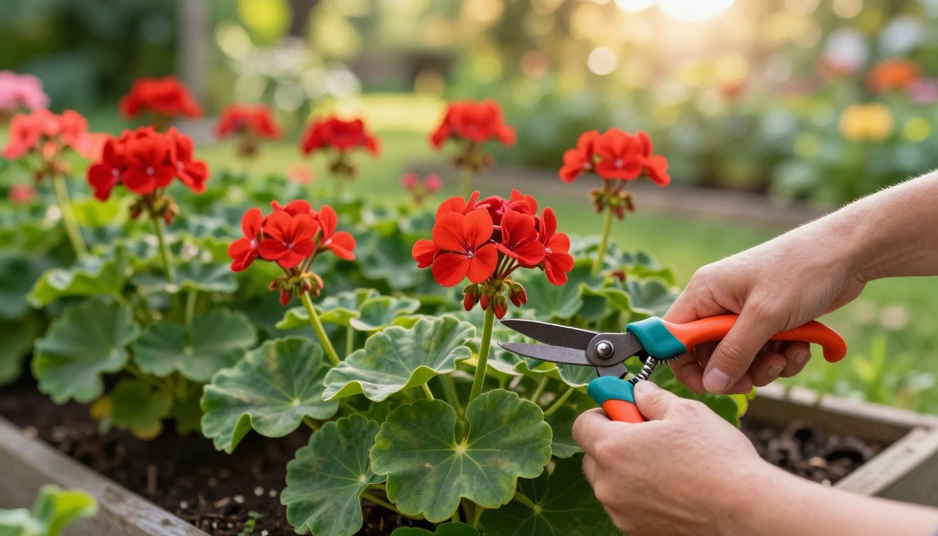 Jak przycinać geranium