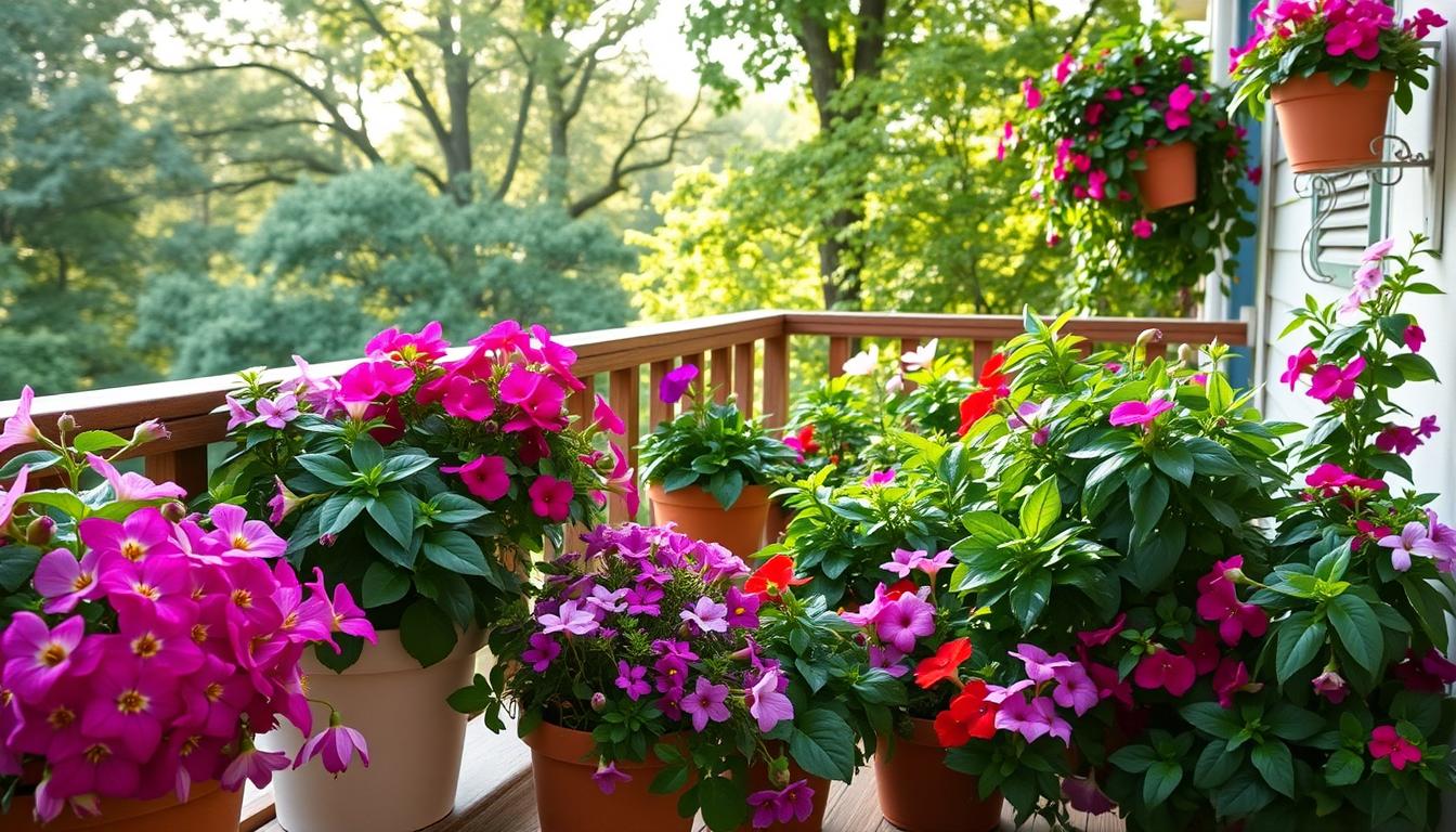 Kwiaty na balkon wschodni