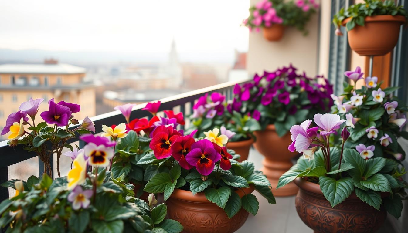 Kwiaty zimowe na balkon