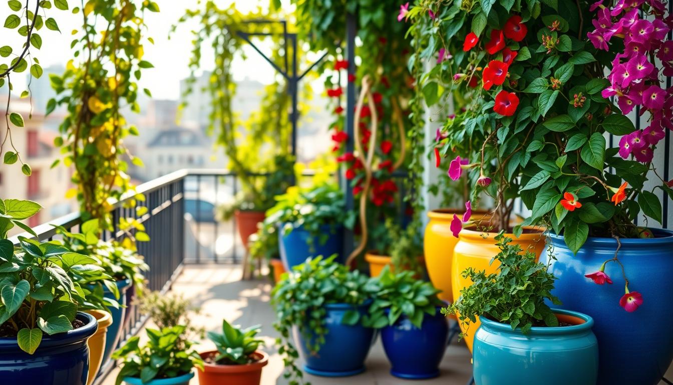 Rośliny pnące na balkon